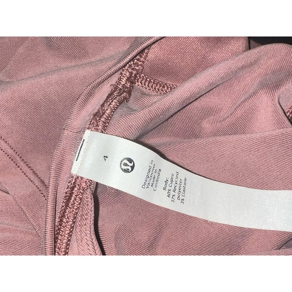 Lululemon Open Tie Back Short Sleeve Top Size 4 - Picture 2 of 3